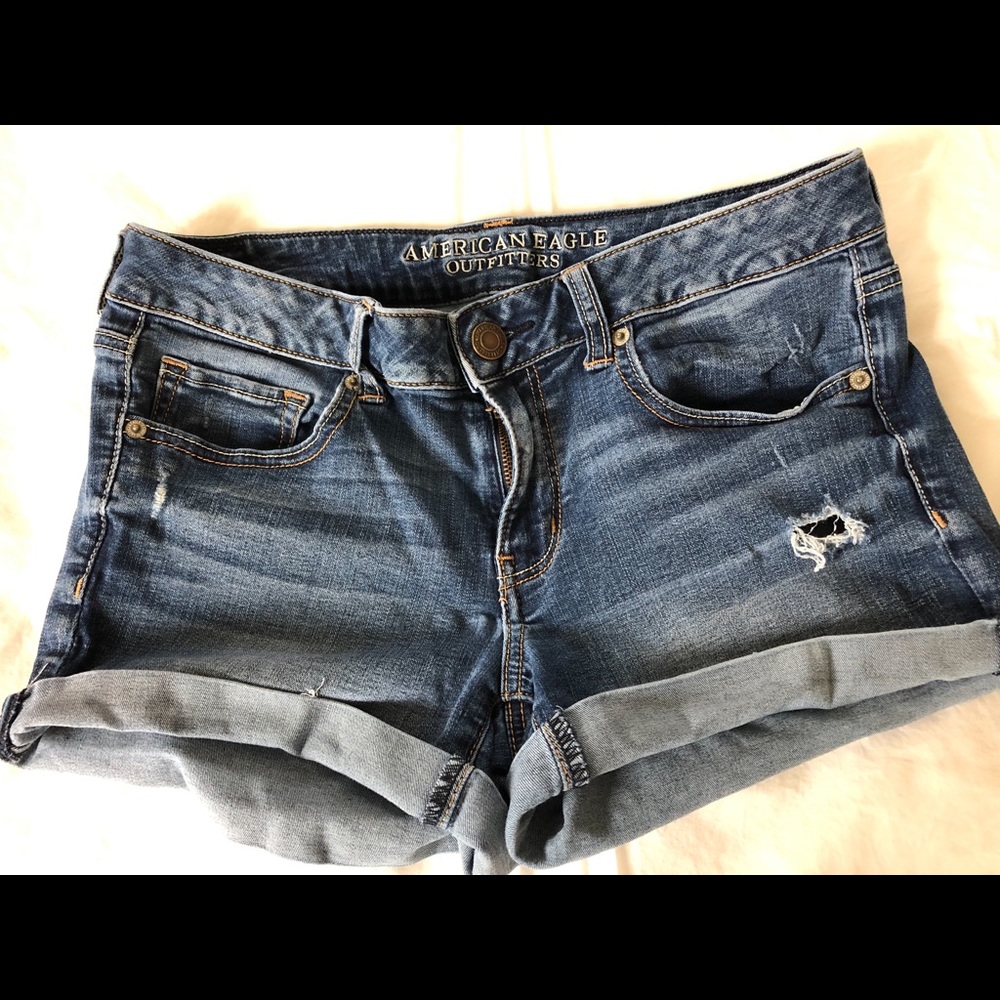 American eagle jean shorts